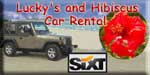 Lucky's and Hibiscus Car Rental St Martin Rental Cars St Maarten Rental Cars
